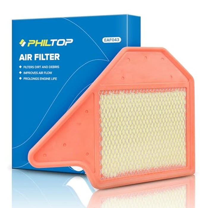 PHILTOP Engine Air Filter CA11050 Fit for Chrysler Town & Country & Dodge Grand Caravan & Ram C/V & Volkswagen Routan, 2011-2020 by PHILTOP - Used - Acceptable condition - CA$14.38