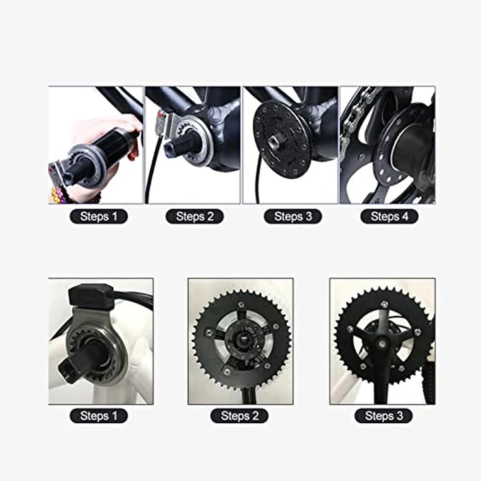Pedal Assist Sensor, E-Bike Power Assist Sensor with 12 Magnets Right Side Dual Hall Sensor for Electric Bicycle Big Hole by SPYMINNPOO - Image 4