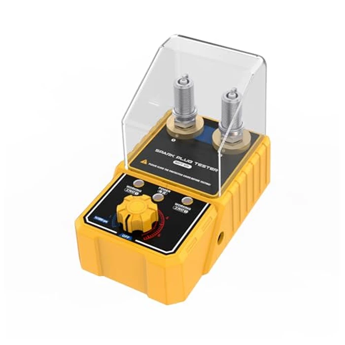 Car Spark Plug & Ignition Tools SPT101 Automotive Spark Tester Plug Double Hole Detector Ignition Spark Plug Tester Analyzer 110V/220V by QPKING - Used - Very Good condition