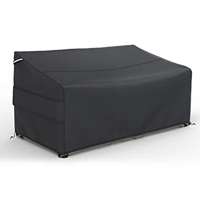 Gasadar Patio Sofa Cover waterproof for 3-Seater Outdoor Sofa Loveseat and Furnitures,Heavy Duty Outdoor Couch Covers , Anti UV and Dustproof, 78" Lx34" Dx31" H, Black by Gasadar - Image 1