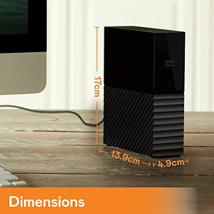WD 16TB My Book Desktop External Hard Drive, USB 3.0, External HDD with Password Protection and Auto Backup Software - WDBBGB0160HBK-NESN by WD - Image 2