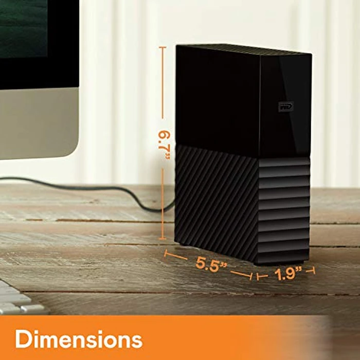 WD 16TB My Book Desktop External Hard Drive, USB 3.0, External HDD with Password Protection and Auto Backup Software - WDBBGB0160HBK-NESN by WD - Image 3