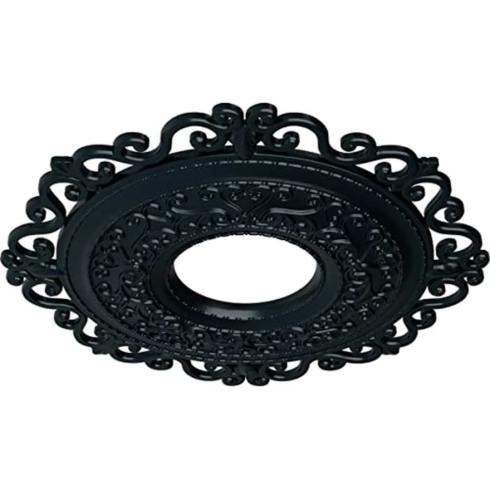 Ekena Millwork CM22ORNSF Orrington Ceiling Medallion, 22" OD x 6 1/4 ID x 1 3/4 P, Night Shade by Ekena Millwork - Image 2