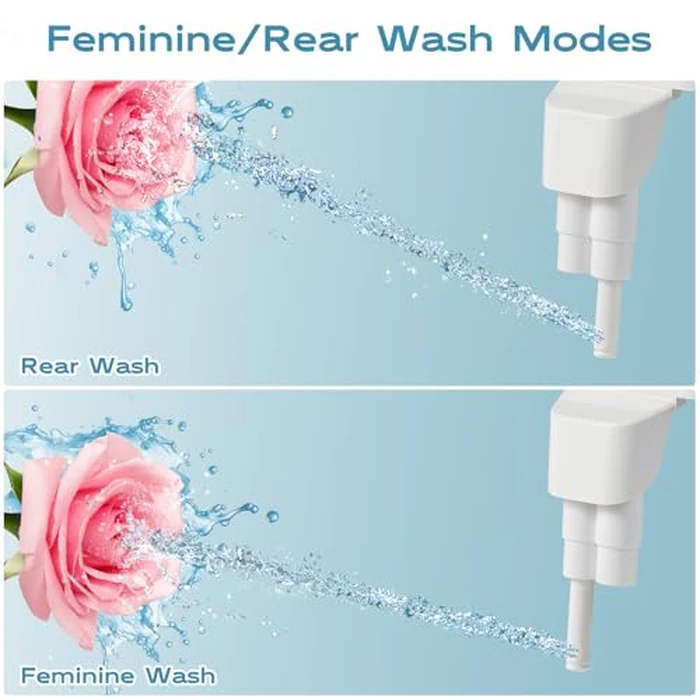 Shineforu Ultra-Slim Bidet Dual Mode Bidet Attachment for Toilet, Bidet Toilet Seat Attachment with Pressure Controls(Feminine/Posterior Wash),Easy to install Design Non-Electric Bidet by Shineforu - Image 2