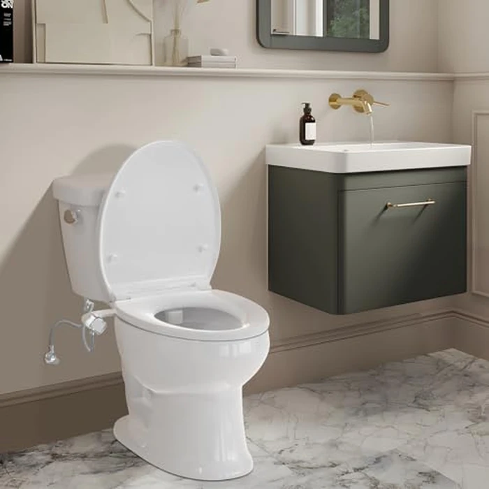 Shineforu Ultra-Slim Bidet Dual Mode Bidet Attachment for Toilet, Bidet Toilet Seat Attachment with Pressure Controls(Feminine/Posterior Wash),Easy to install Design Non-Electric Bidet by Shineforu - Image 8