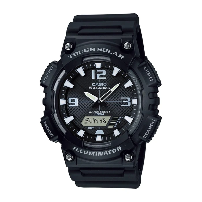 Casio AQS810W-1AVCF Men's AQ-S810W-1AV Solar Sport Combination Watch, black by Casio - Used - Like New condition - US$43.36