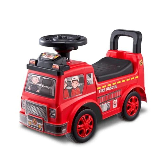 VEVOR Ride On Push Car for Toddlers, Ages 19+ Months, Ride Racer, Sit to Stand Toddler Ride On Toy, Kids Ride On Car with Music Steering, Horn & Under Seat Storage, Ride On Toy for Boys Girls, Red by VEVOR - Used - Very Good condition - US$31.52
