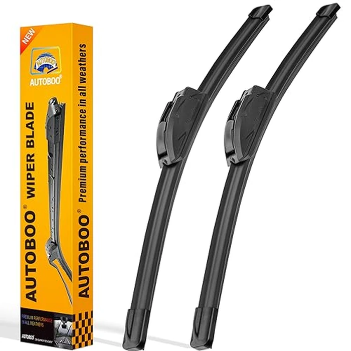 AUTOBOO 19" and 19" Windshield Wipers Blades (Pack Of 2),OEM Quality Premium All-Seasons Wiper blades,Stable and Quiet Armor wiper blades by AUTOBOO - Used - Like New condition