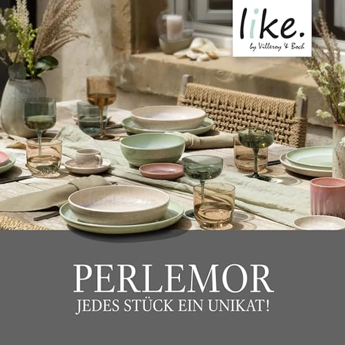 like. by Villeroy & Boch Perlemor Alga pasta bowl, 22 cm Ø, green by like. by Villeroy & Boch - Image 7