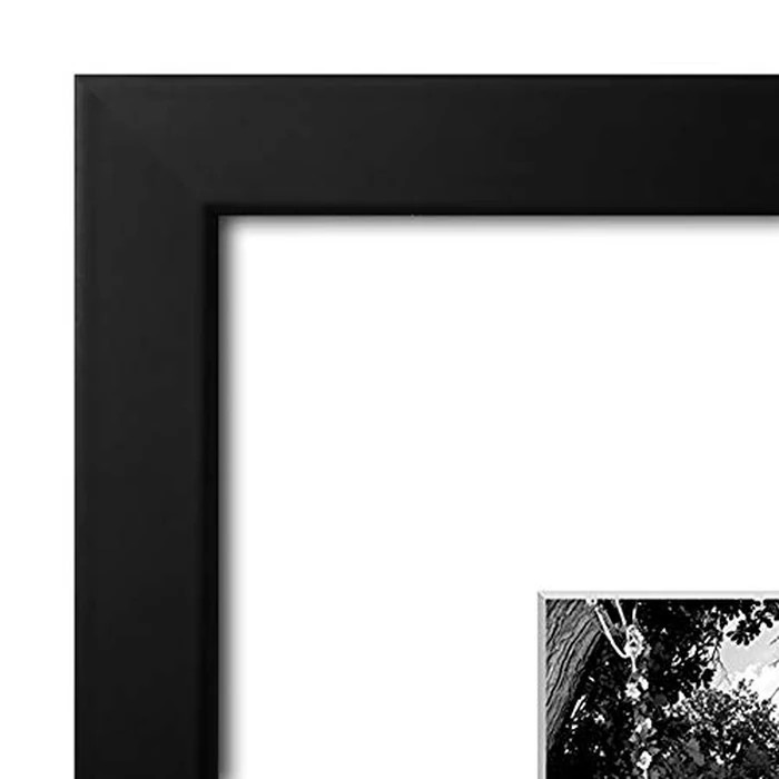 Americanflat 11x14 Picture Frame with Shatter-Resistant Glass - Use as 5x7 Frame with Mat or Display 11x14 Photo Without Mat - Signature Collection - Picture Frames for Wall Display - Black by Americanflat - Image 6