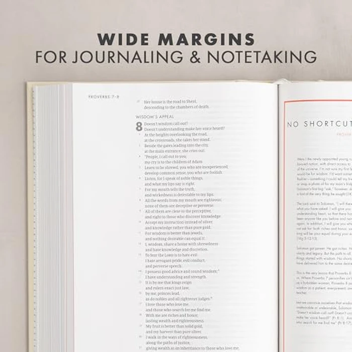 CSB She Reads Truth Bible, Hardcover, Black Letter, Full-Color Design, Wide Margins, Notetaking Space, Devotionals, Reading Plans, Two Ribbon Markers, Sewn Binding, Easy-to-Read Bible Serif Type by Holman Bible Publishers - Image 8