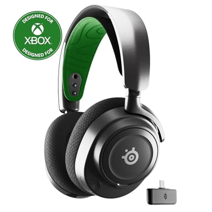SteelSeries Arctis Nova 7X Wireless Multi-Platform Gaming Headset - Neodymium Magnetic Drivers - 2.4GHz + Bluetooth - 38Hr USB-C Battery - AI Mic - Xbox Series X|S, PC, PS5, Switch, VR, Mobile - Black by SteelSeries - Used - Like New condition - CA$146.54