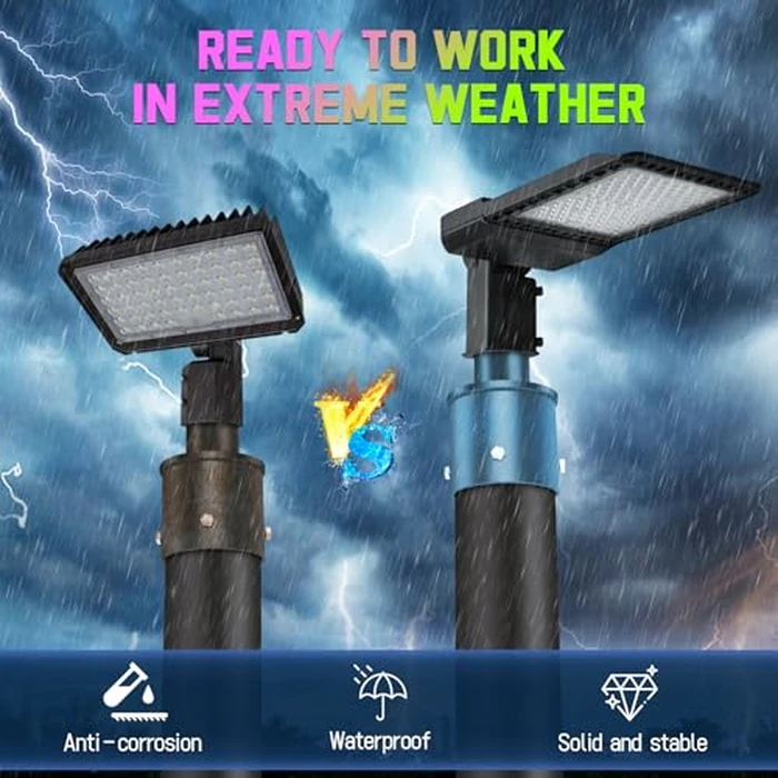 LEDMO 4" Round Poles Tenon Adaptor, Heavy Duty Slip Fitter Lighting with 2 3/8" O.D., Pole Top Vertical Mounting Tenon Adapter for Shoebox Street Poles Light by ledmo - Image 5