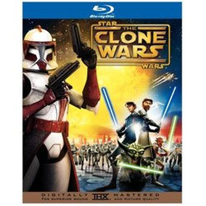 Star Wars CLONE WARS Blu-Ray Exclusive 2 Disc GIFT SET + Comic Book by Warner Home Video - Used - Good condition
