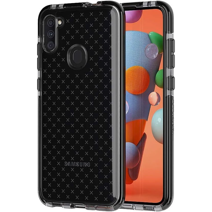 Tech21 Evo Check Phone Case for Samsung Galaxy A11 - Smokey Black by Tech21 - Image 2