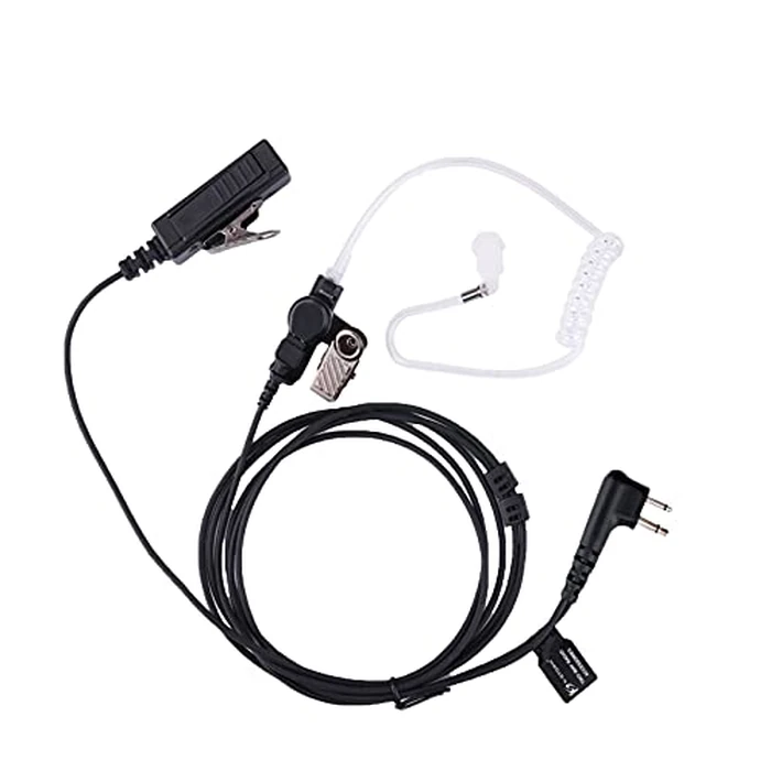 KS K-STORM Covert Acoustic Tube Walkie Talkie Earpiece Surveillance Headset with Mic Compatible with Motorola CP200 CLS1110 XU1100 PRO1150 MU12 Radio (1 Pack) by KS K-STORM - Used - Like New condition - US$13.51
