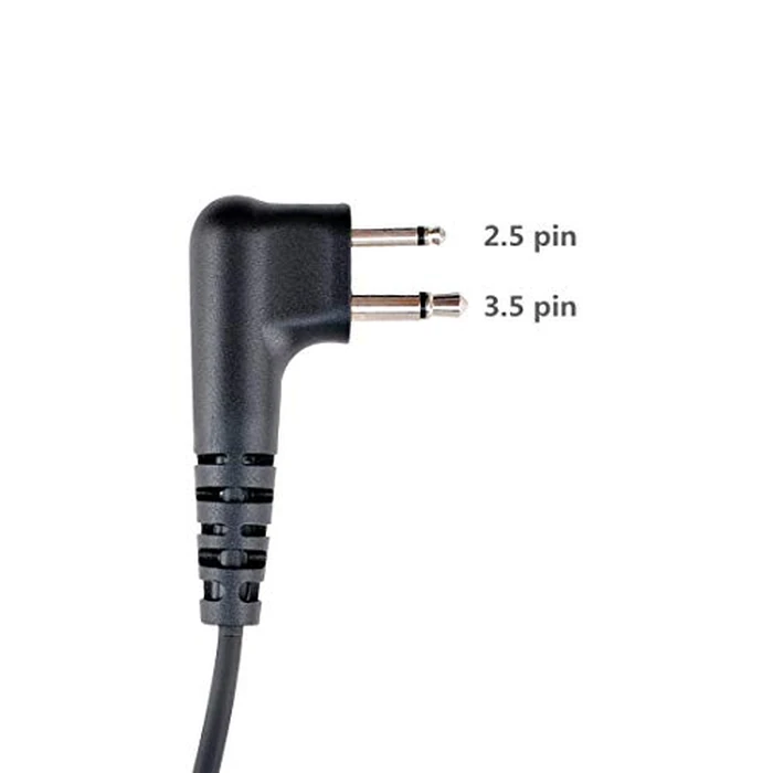 KS K-STORM Covert Acoustic Tube Walkie Talkie Earpiece Surveillance Headset with Mic Compatible with Motorola CP200 CLS1110 XU1100 PRO1150 MU12 Radio (1 Pack) by KS K-STORM - Image 3