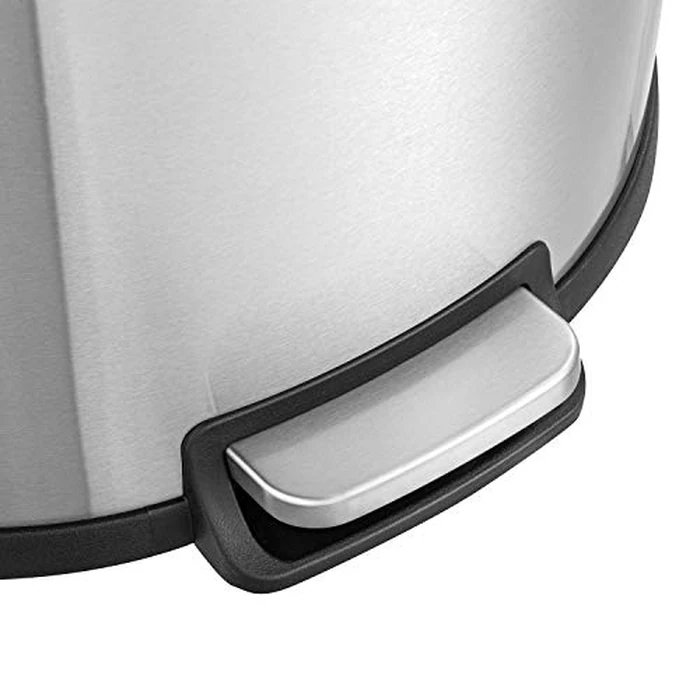 QUALIAZERO 50L/13 Gallon Stainless Steel Trashcan, Soft Close Lid & Smudge-Free Finish, Ideal for Home and Business Use, D Shape (Stainless Steel) by QUALIAZERO - Image 9