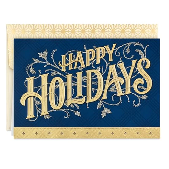 Hallmark Boxed Holiday Cards (Every Happiness, 16 Christmas Cards and 17 Envelopes) by Hallmark - Used - Good condition