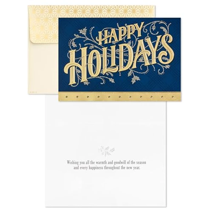 Hallmark Boxed Holiday Cards (Every Happiness, 16 Christmas Cards and 17 Envelopes) by Hallmark - Image 4