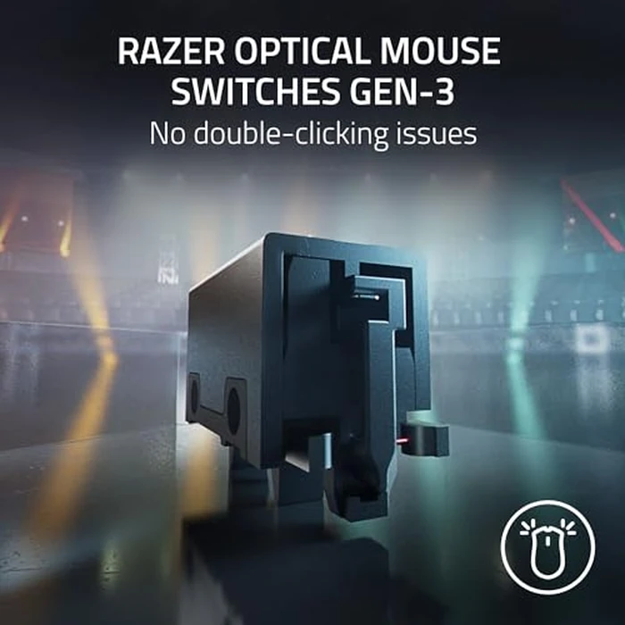 Razer DeathAdder V3 Pro Wireless Gaming Mouse + Hyperpolling Wireless Dongle: 63g Ultra Lightweight - Focus Pro 30K Optical Sensor - Optical Switches Gen-3-5 Programmable Buttons - Black by Razer - Image 8