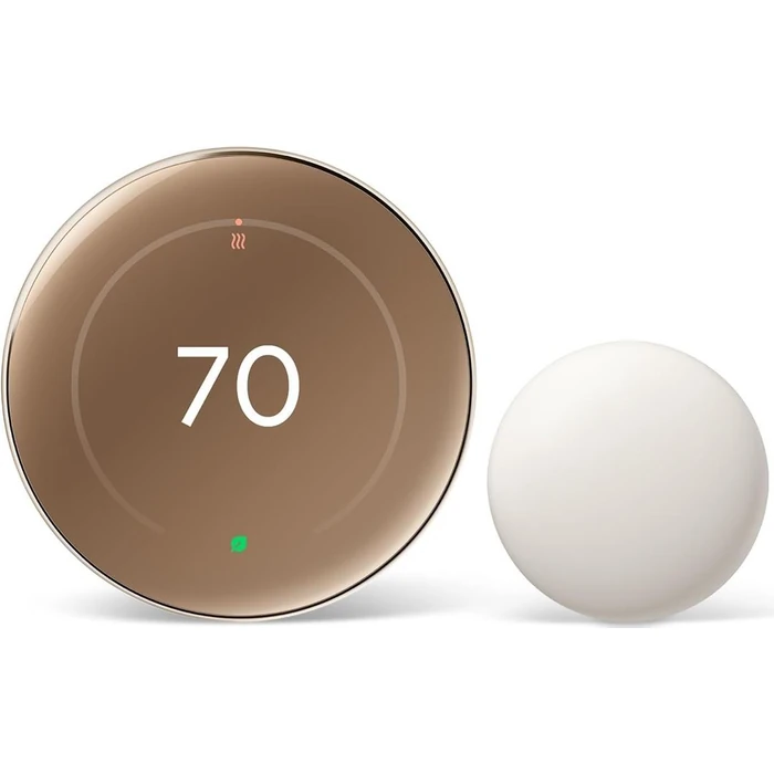 Google Nest Learning Thermostat (4th Gen) - Gold by Google - Refurbished - Brand New condition - CA$314.98