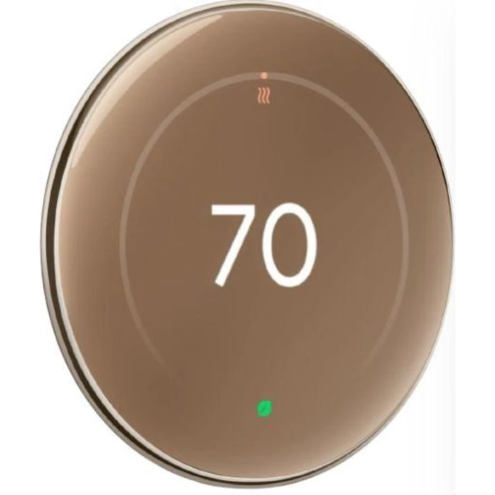 Google Nest Learning Thermostat (4th Gen) - Gold by Google - Image 2