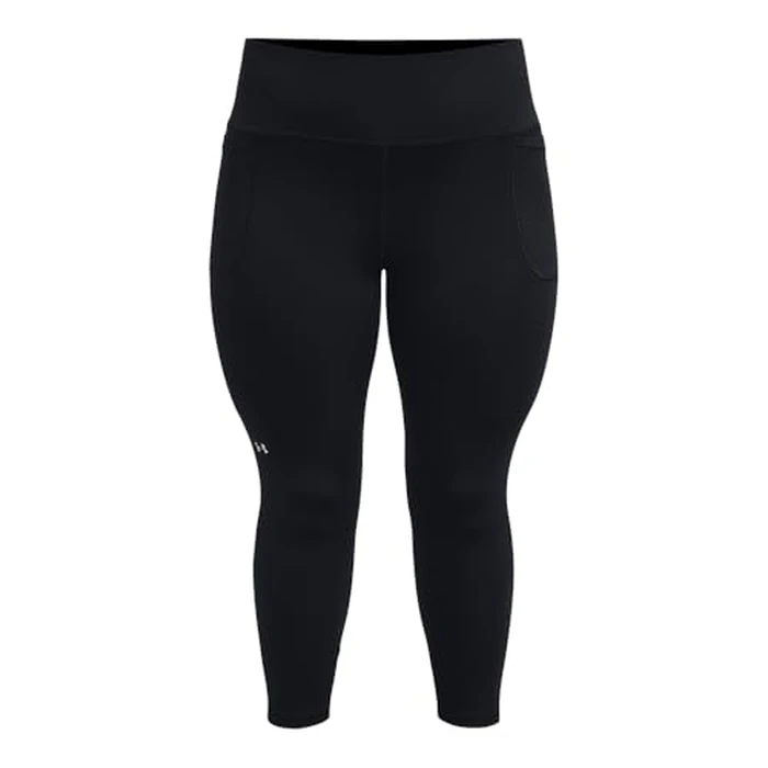 Under Armour Women's Movement Ankle Leggings, (001) Black / / Silver, 1X by Under Armour - Image 4