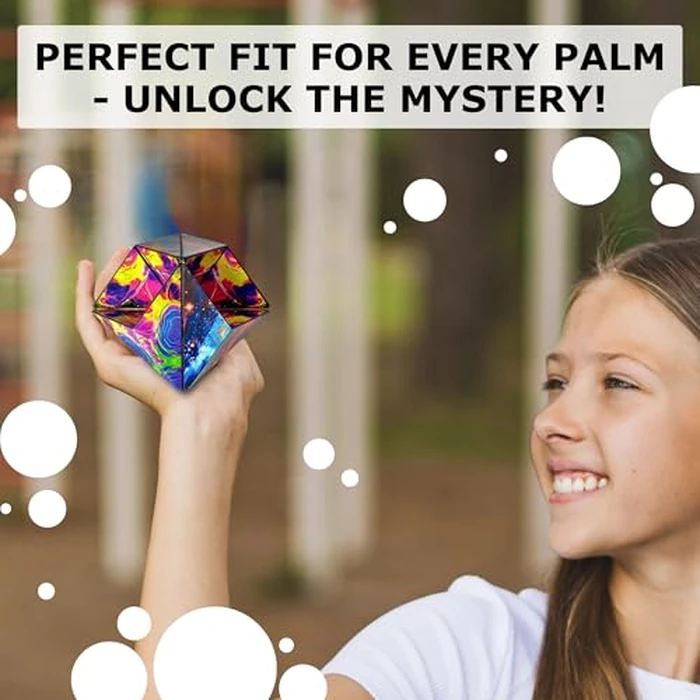 Shashibo Octa Shape Shifting Box - STEM Fidget Toy with Ultra Strong Magnets, Perfect Sensory Gift for Kids, Teens, and Adults - Pairs w/All Shashibo Cubes (Infinity) by Shashibo - Image 5