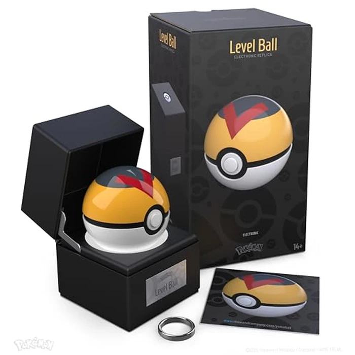 The Wand Company Original Poké Ball Authentic Replica - Realistic, Electronic, Die-Cast Poké Ball with Display Case Light Features - Officially Licensed by Pokémon by The Wand Company - Used - Like New condition - US$104.49