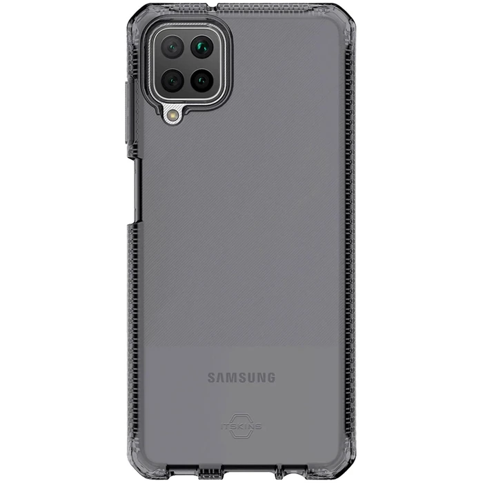 Itskins Spectrum Clear Phone Case for Galaxy A12 - Smoke by Itskins - Refurbished - Premium condition