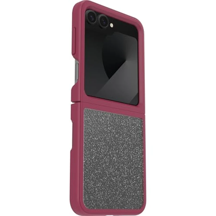 OtterBox Galaxy Z Flip6 Thin Flex Series Case - Berry Bliss (Red), Ultra-Slim, Hard Case with Soft Edges, 5G and Wireless Charging Compatible by OtterBox - Image 2