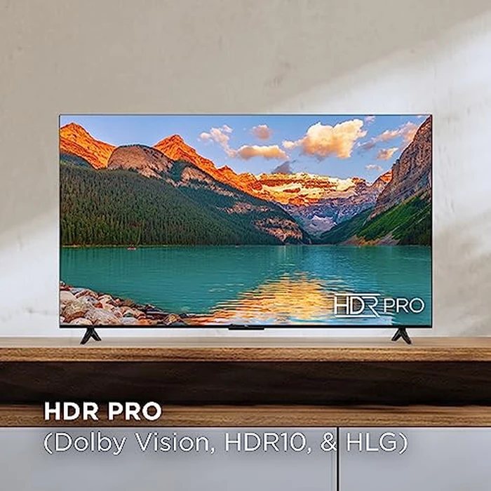 TCL 50-Inch Class S4 4K LED Smart TV with Fire TV (50S450F-CA), Dolby Vision HDR, Dolby Atmos, Alexa Built-in, Apple Airplay Compatibility, Streaming UHD Television, Black by TCL - Image 3
