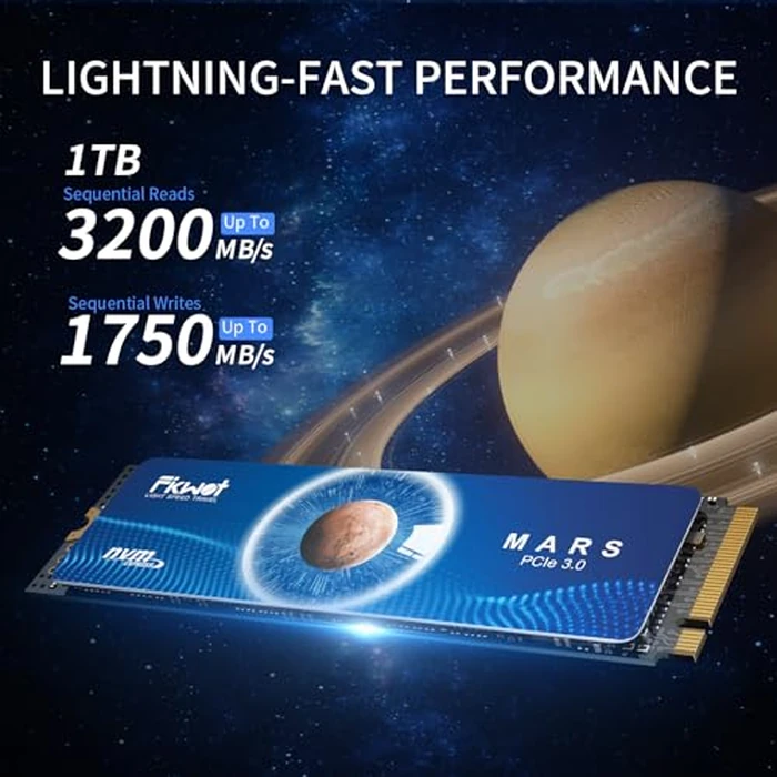 FX550 NVMe SSD 1TB M.2 SSD PCIe 3.0x4, Read Up to 3,500 MB/s, M2 2280 Internal Soild State Drive, Compatible with Desktop, Laptop and Mini PC, QLC NAND Flash by Fikwot - Image 2