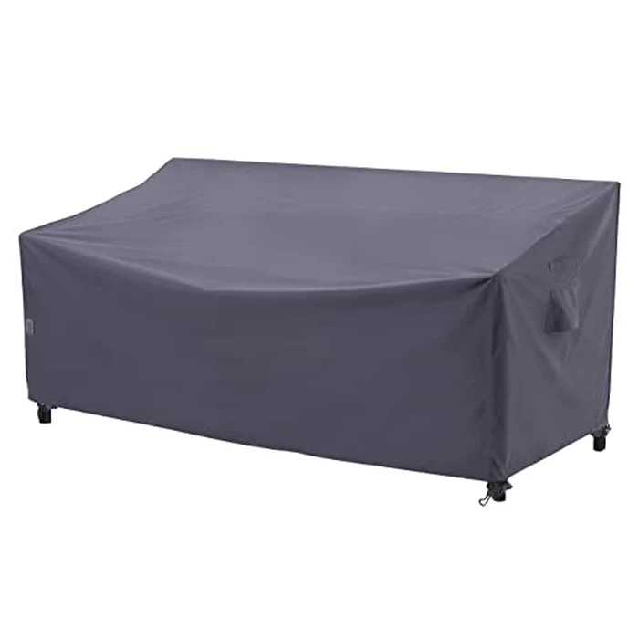 F&J Outdoors Heavy Duty Waterproof UV Resistant I Shape 3Seater Patio Sofa Cover, Grey, 82" W x 39" D x 36" H by F&J Outdoors - Image 1