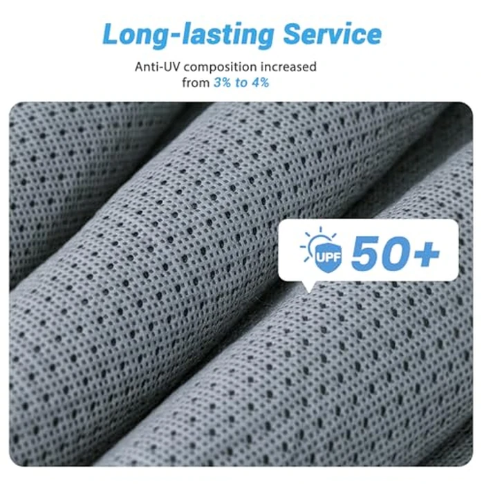 Fonzier Class C RV Cover 26-29ft, 7 Layer Top Heavy Duty Camper Cover, Extra-Thick Waterproof Windproof Anti-UV Rip-Stop Class C Motorhome Cover with 2Pcs Extra Straps, 6 Gutter Covers & 4 Tire Covers by Fonzier - Image 9