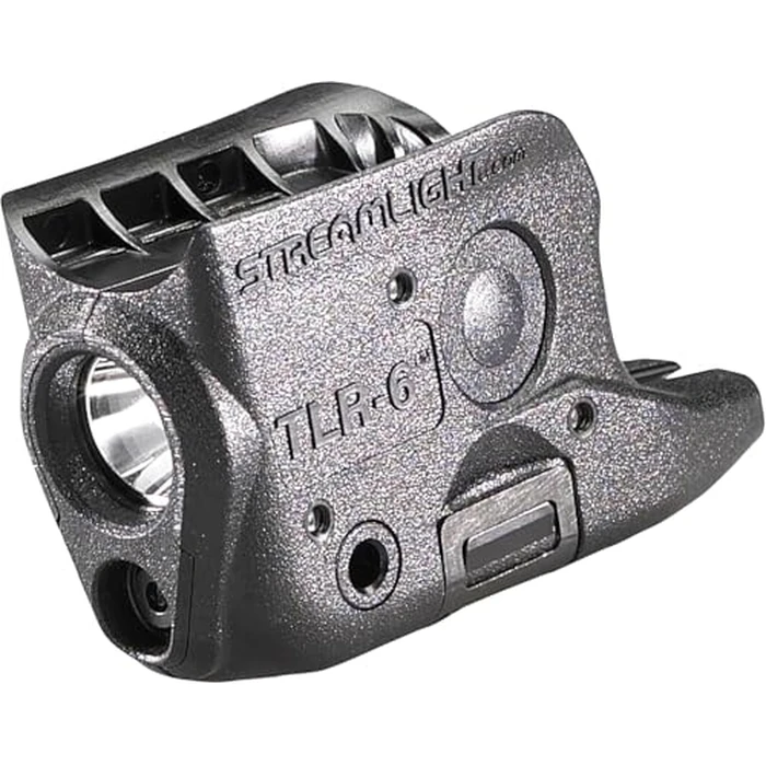 Streamlight 69273 TLR-6 100-Lumen Tactical Weapon Light with Integrated Red Aiming Laser Designed Exclusively and Solely for M&P Shield and M&P Shield Plus, 9mm/.40 Only, Black by Streamlight - Image 1