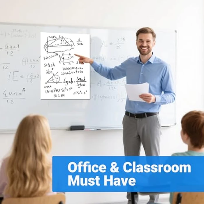 AFMAT Sticky Mini Easel Pads, 15 in x 18 in Flip Chart Paper for Teachers, Super Sticky & Bleed-Resistant, Self-Stick Easel Paper for Office/Classroom/Whiteboard/Wall/Windows, 30 Sheets/Pad, 8 Pads by AFMAT - Image 8