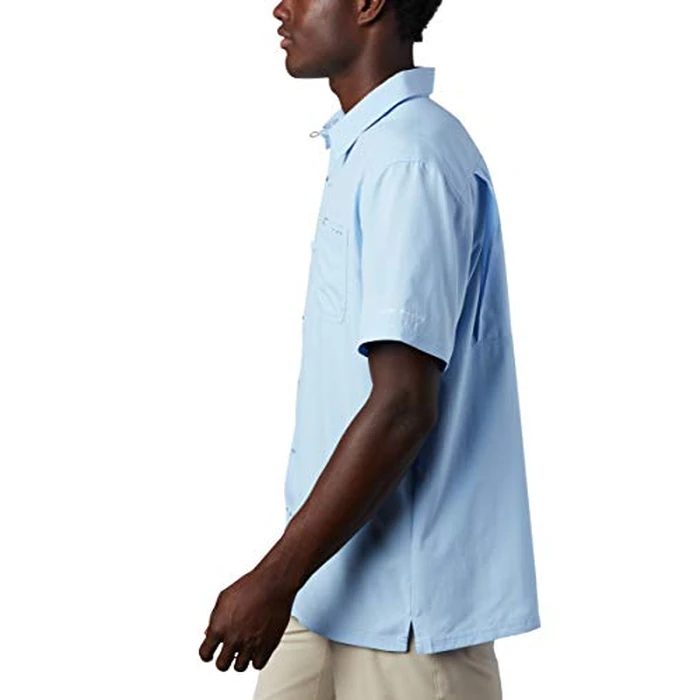 Columbia Mens Slack Tide Short Sleeve Camp Shirt, Sail, X-Large by Columbia - Image 3