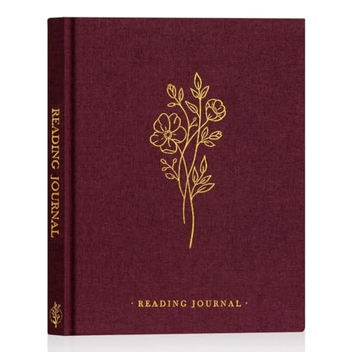 Lanpn Reading Book Journal for Book Lovers Readers, 9.3" x 7.7", 158 Pages Linen Hardcover Books Tracker Journal with 52 Book Reviews, Reading Log Notebook Bookish Gifts (Pruple) by Lanpn - Used - Very Good condition