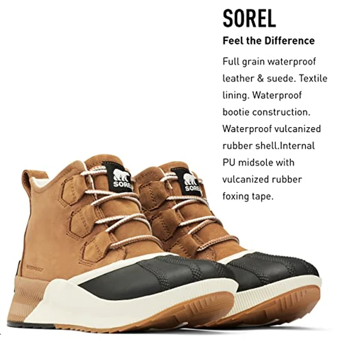 Sorel Women's Out 'N About III Classic Waterproof Boot - Taffy, Black - Size 6.5 by Sorel - Image 2