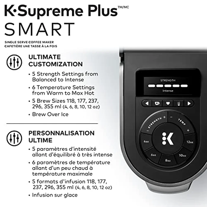 Keurig K-Supreme Plus SMART Single Serve K-Cup Pod Coffee Maker With Connected Capabilities, Black by Keurig - Image 3