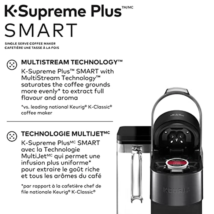 Keurig K-Supreme Plus SMART Single Serve K-Cup Pod Coffee Maker With Connected Capabilities, Black by Keurig - Image 4