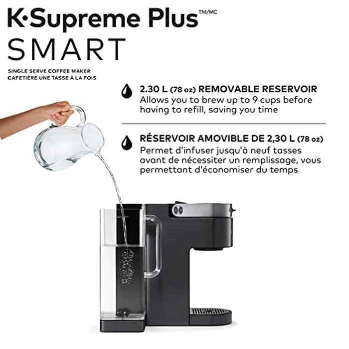 Keurig K-Supreme Plus SMART Single Serve K-Cup Pod Coffee Maker With Connected Capabilities, Black by Keurig - Image 6