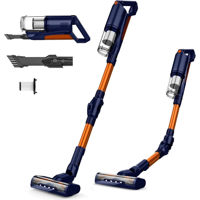 Whall EV-691 25Kpa 280W 4-in-1 Cordless Stick Vacuum Cleaner - Orange/Blue by Whall - Refurbished - Excellent condition