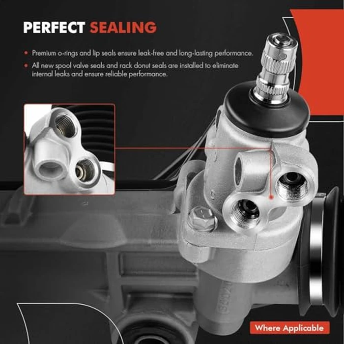 A-Premium - Electronic Power Steering Rack and Pinion Compatible with Hyundai Elantra 2008-2012 & Kia Forte 2010-2013, Forte5 2012-2013, 2.0L by A-premium - Image 4
