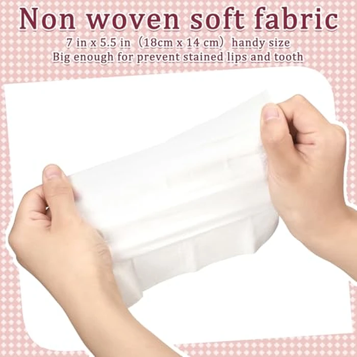 Loopeer 200 Pack Red Wine Stain Remover Wipes for Teeth and Lips Wine Prevention Teeth Wipes by Loopeer - Image 3