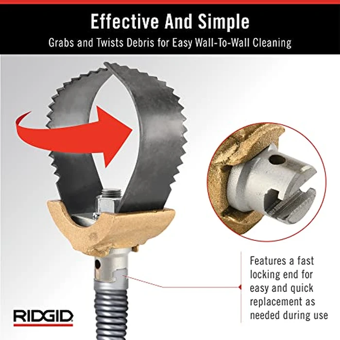 RIDGID 52822 Model T-232 H-D 3" "C" Cutter Cable Coupling Drain Cleaning Tool by RIDGID - Image 4