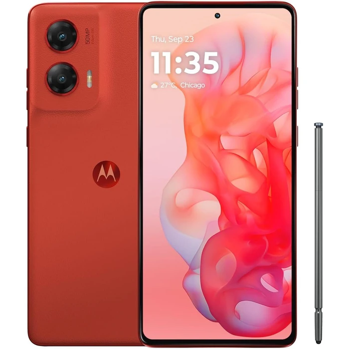 Motorola Moto G Stylus 5G (2024) - 128GB - Scarlet Wave - Unlocked by Motorola - Refurbished - Excellent condition