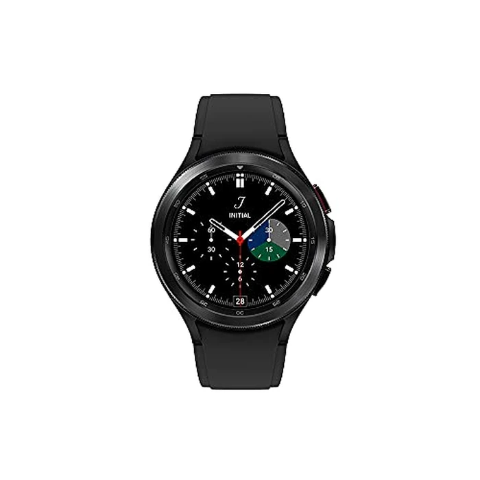 Samsung Galaxy Watch4 Classic 46mm Black Stainless Steel - Google Wear OS, 1.36" Round Display, Rotating Bezel, HR Monitor, VO2 Max, Fitness Tracking, Sleep Management (CAD Version & Warranty) by Samsung - Used - Good condition